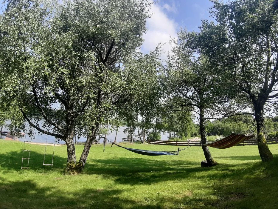 Dom na wynajem Kaszuby Domek do wynajęcia własna linia brzegowa, plaża, łódka, nad jeziorem - Lake House Nożyno
