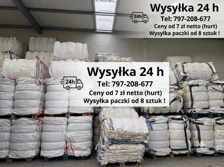 Mocne worki typu BIG-BAG rozne rozmiary ! Szybka wysylka !