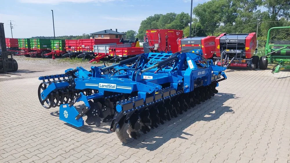 Brona Talerzowa Składana Hydraulicznie 4m 5m 6m – Mandam, Helagro, Landstal – Transport, Raty