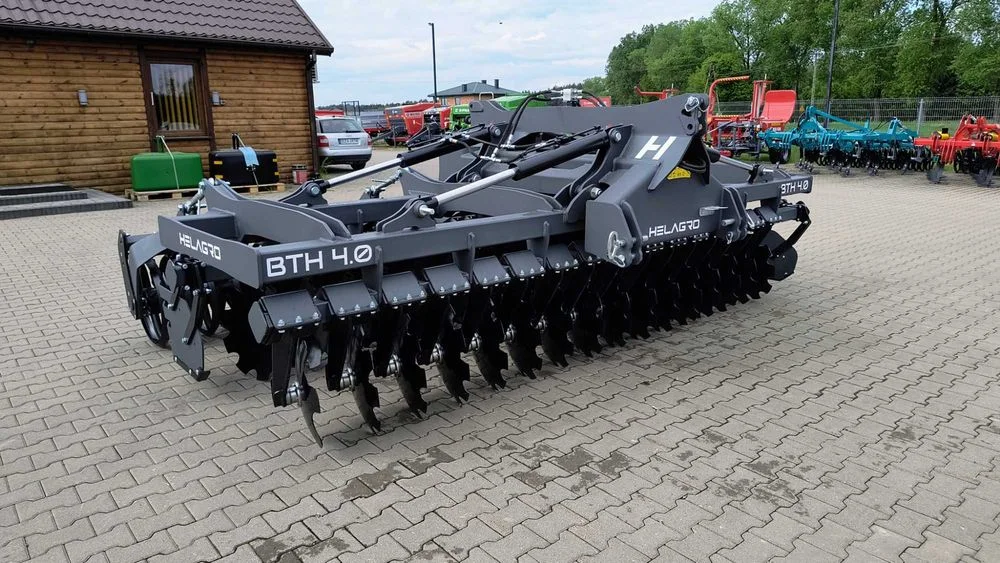 Brona Talerzowa Składana Hydraulicznie 4m 5m 6m – Mandam, Helagro, Landstal – Transport, Raty – zdjęcie 4