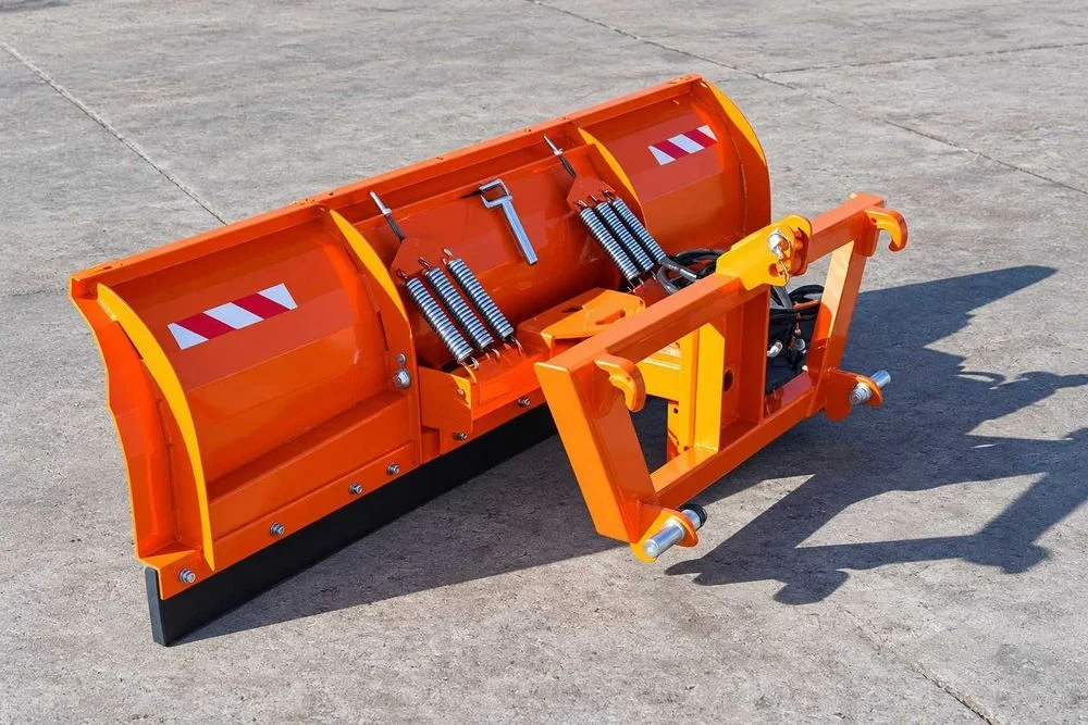 Mocny Pług Śnieżny z Amortyzacją – Mocowanie Euro + TUZ – 150–300 cm – Oświetlenie LED – Dowóz w Polsce – zdjęcie 5