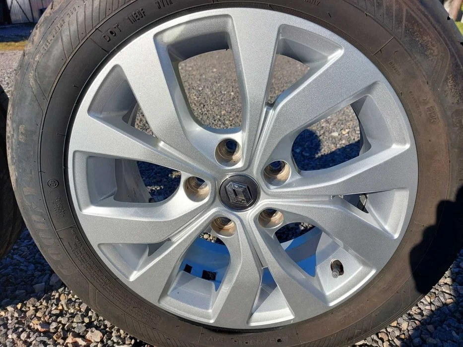 Megane IV Felgi aluminiowe R16 5x114,3 ET41 + opony Letnie Komplet ładne jak nowe – zdjęcie 4