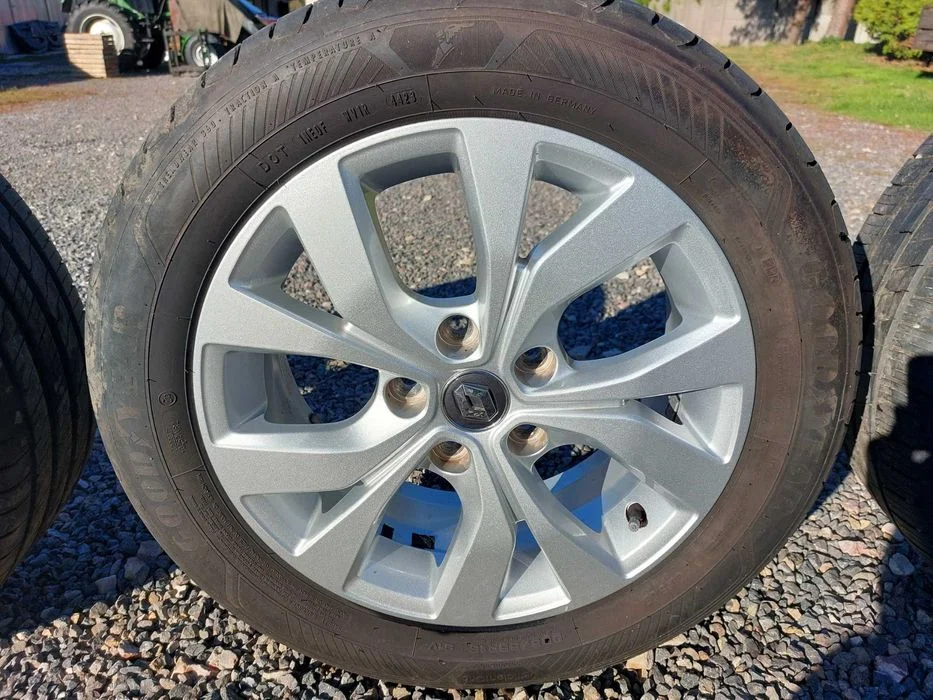 Megane IV Felgi aluminiowe R16 5x114,3 ET41 + opony Letnie Komplet ładne jak nowe – zdjęcie 11