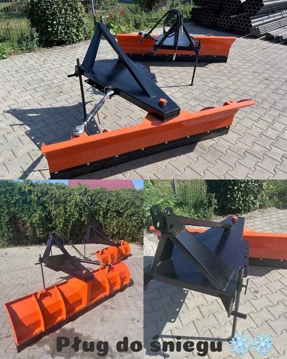 Pług na TUZ tył/przód do ciągnika Śnierzny obrotowy 360° . Producent! – zdjęcie 12