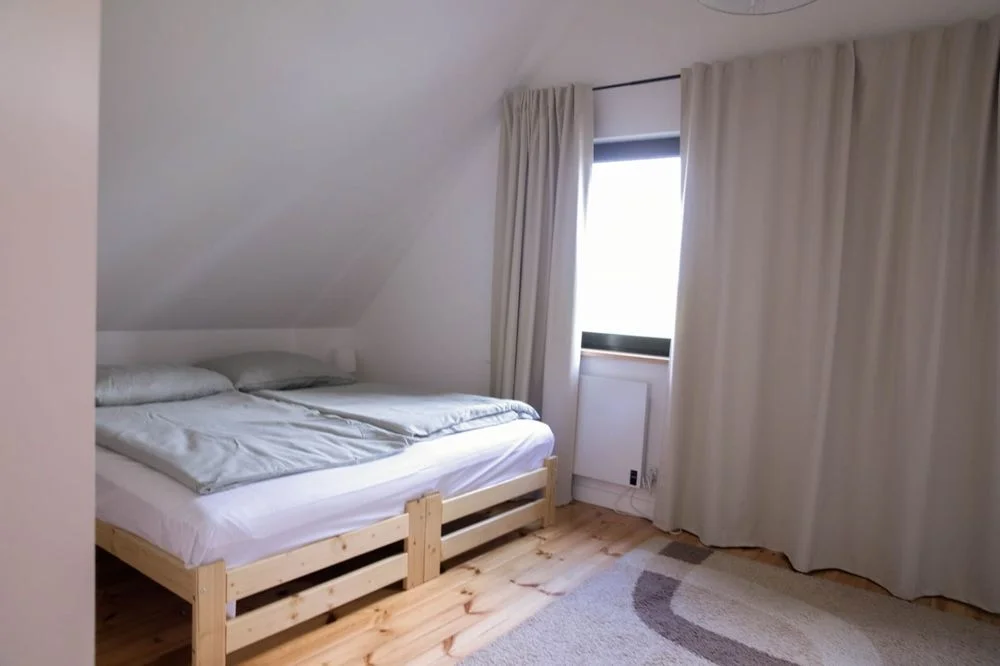 Dom z drewna Mrozy Wielkie. Blisko plaży gminnej, jacuzzi w cenie! – zdjęcie 8