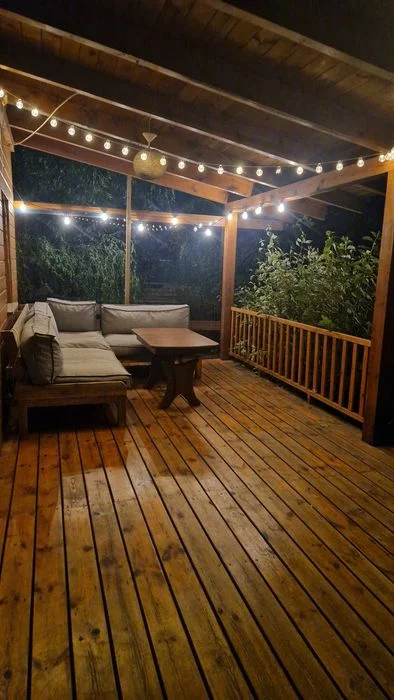 Dom z drewna Mrozy Wielkie. Blisko plaży gminnej, jacuzzi w cenie! – zdjęcie 9