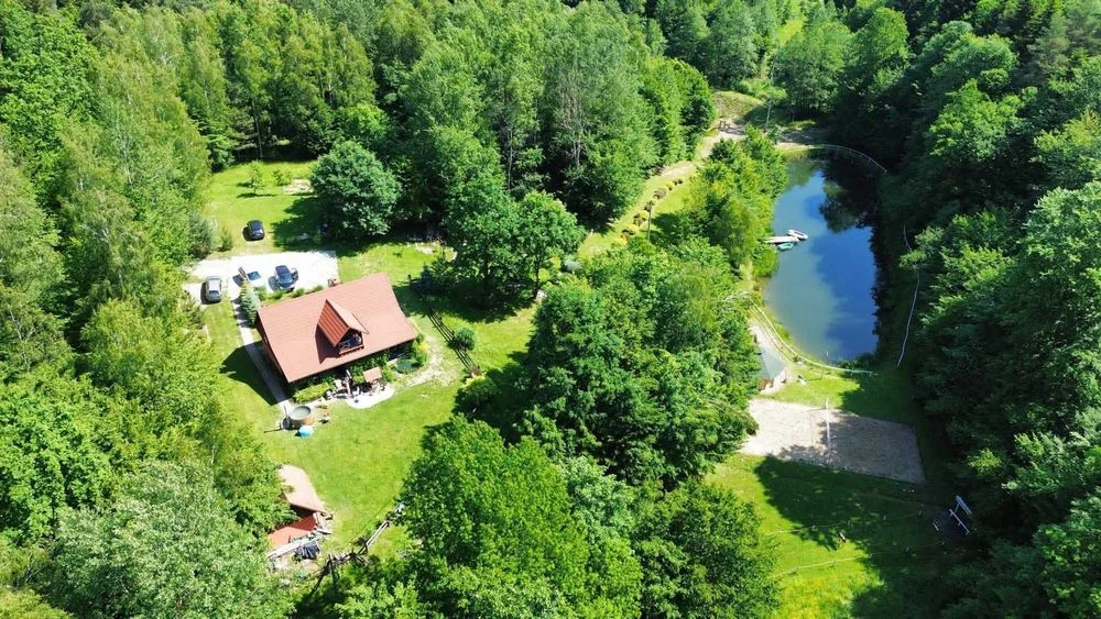 LAST MINUTE LEŚNICZÓWKA domek sauna balia stawy 2,5 ha ogrodz. lesie wyłączność !