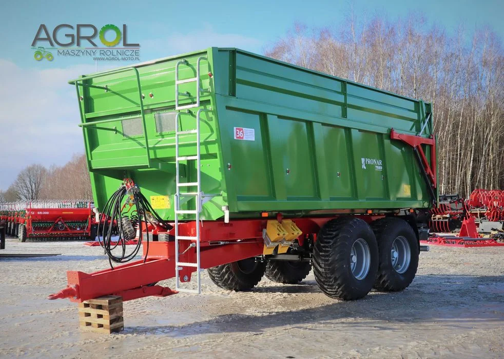 Przyczepa skorupowa URSUS D 914 14 ton PRONAR T669 – zdjęcie 6