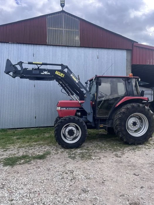 Case IH 595 + TUR MAT-STAL – 1993r – 4x4 – Tylko 8480 mth! Stan bardzo zadbany – zdjęcie 3