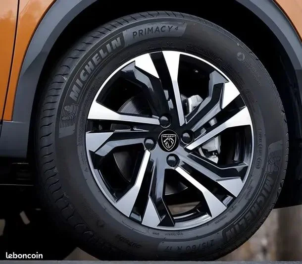 NOWE Dekielki 60mm PEUGEOT komplet 4szt. dekle zaślepki kapsle czarne kołpaczki zestaw – zdjęcie 2