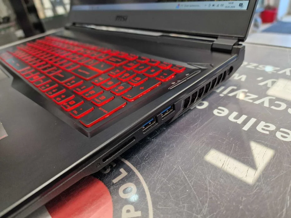 MSI GL75 LEOPARD/ i7-10750H/ 32GB RAM DDR4 2666 MHz/ 512GB/ GTX 1650 Ti 4G 17.3/ Gwarancja/ NOWA PASTA – zdjęcie 4