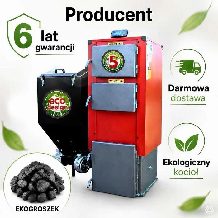 Kociol co Piec 20 kw Ekrogroszek. Caly zestaw sterownik dmuchawa Dostawa GRATIS Piece Producent Kotly Pleszewskie Premium