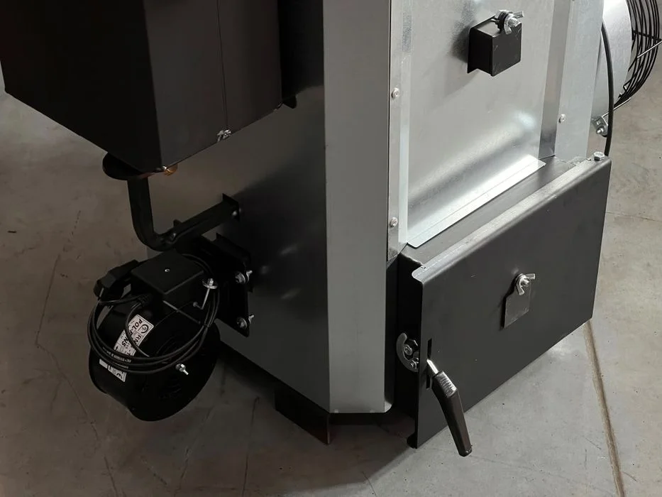Nagrzewnica warsztatowa Ng30 piec nadmuchowy (na drewno+oleje) 30kw – zdjęcie 6