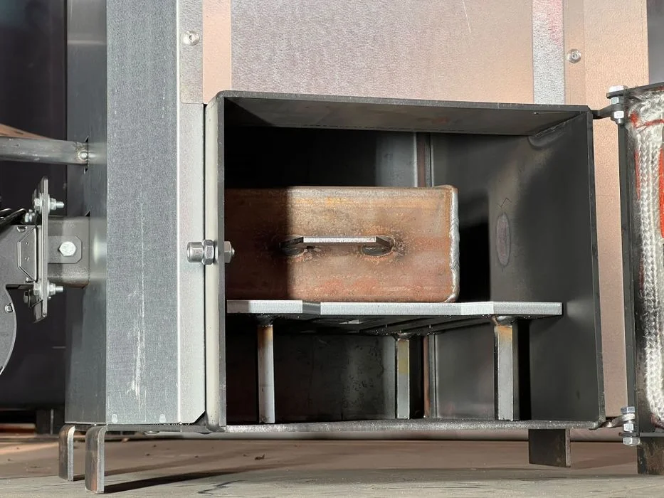 Nagrzewnica warsztatowa Ng30 piec nadmuchowy (na drewno+oleje) 30kw – zdjęcie 5