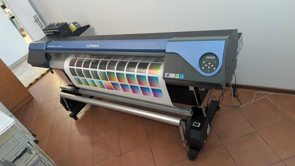Roland VS-640 ErogoSoft 16 – F.V.23% – Eco solvent Ploter VersaCamm Pint&Cut drukujący i tnący