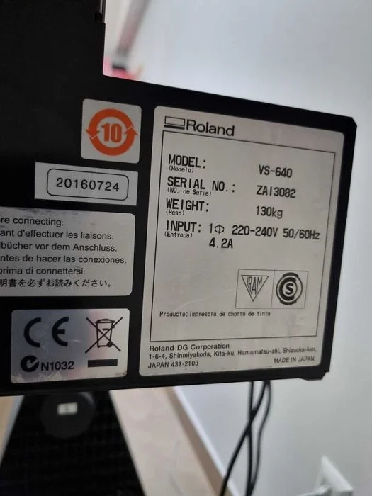 Roland VS-640 ErogoSoft 16 – F.V.23% – Eco solvent Ploter VersaCamm Pint&Cut drukujący i tnący – zdjęcie 5