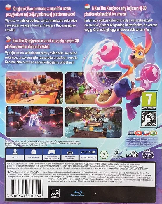 KAO THE KANGAROO KANGUREK KAO PL Playstation 4 PS4 PS5 Multigames krk – zdjęcie 2