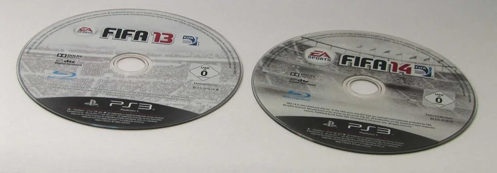 FIFA 13 + FIFA 14 – PlayStation 3 – same płyty – zdjęcie 2