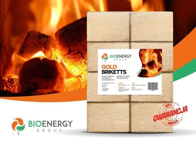 Brykiet drzewny RUF dębowy Sanok PRODUCENT BIO ENERGY GROUP