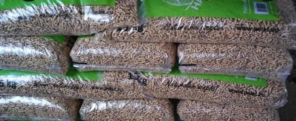 PELLET HAPPY PELLET 6mm DIN PLUS A1 – Sosnowy– 15kg – Premium – zdjęcie 2