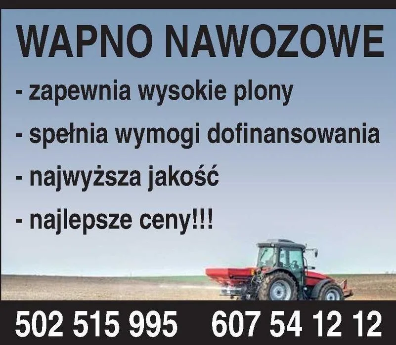 Wapno Nawozowe z Morawicy-Węglanowe, Magnezowe -Dotacje – zdjęcie 5