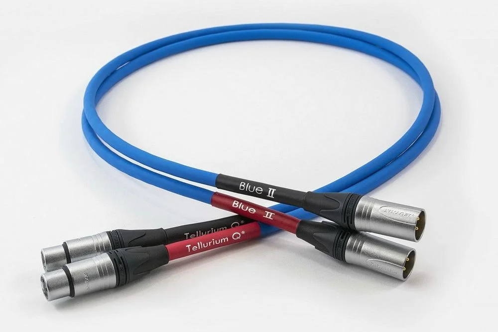 � Tellurium Blue II XLR interkonekt stereo kable przewody sygnałowe Trans Audio Hi-Fi
