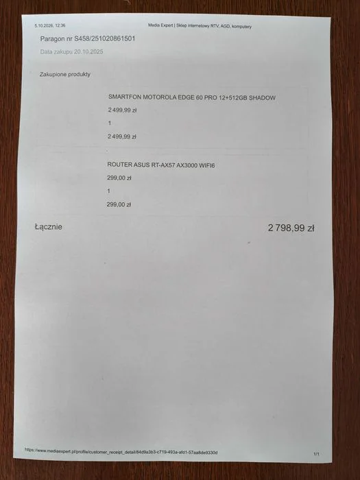Smartfon Motorola EDGE 60 PRO 12+512GB Zielonoszary (model XT2507-1) – zdjęcie 5