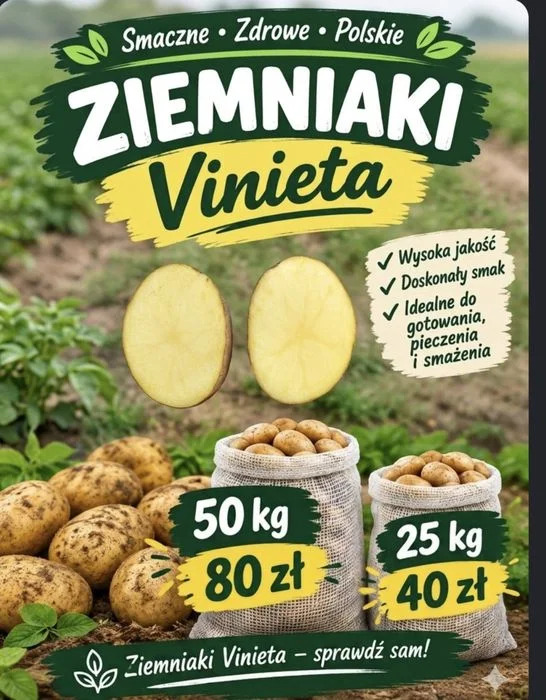 Sprzedam ziemniaki jadalne