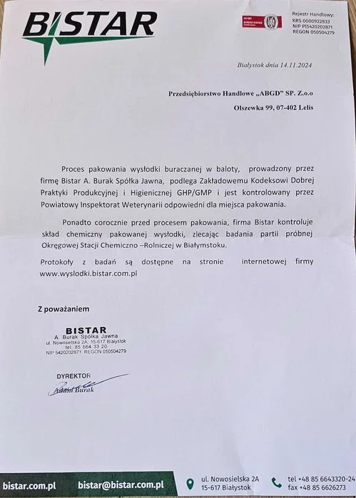 Wysłodki buraczane w belach z gwarancją Producenta. – zdjęcie 2