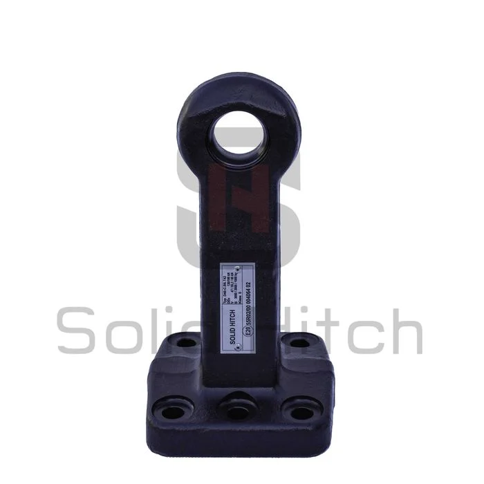 Ucho dyszla rolnicze 40 mm, rozstaw 110x100, przyczepa tandem, zaczep – zdjęcie 4