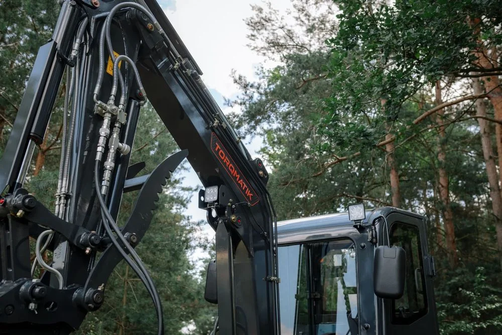 TORQMATIK ME35 NOWA minikoparka gąsienicowa, WAGA 3.8T, KLIMA 6-pozycyjny pług, YANMAR, Le-Hydraulix, 3 łyżki, szybkozłącze hydr. – zdjęcie 5
