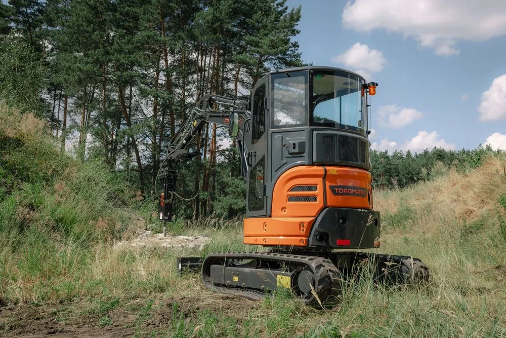 TORQMATIK ME35 NOWA minikoparka gąsienicowa, WAGA 3.8T, KLIMA 6-pozycyjny pług, YANMAR, Le-Hydraulix, 3 łyżki, szybkozłącze hydr. – zdjęcie 4