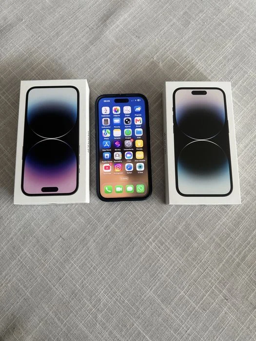 Apple iPhone 14 Pro 128GB 2szt Czarny i Fioletowy,Bateria 89 procent,Stan jak nowe – zdjęcie 5