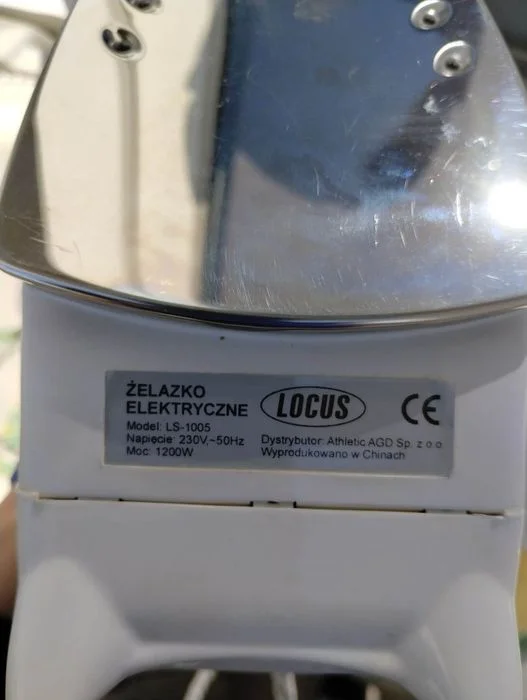 Żelazko elektryczne Locus LS 1005 1200W – zdjęcie 4