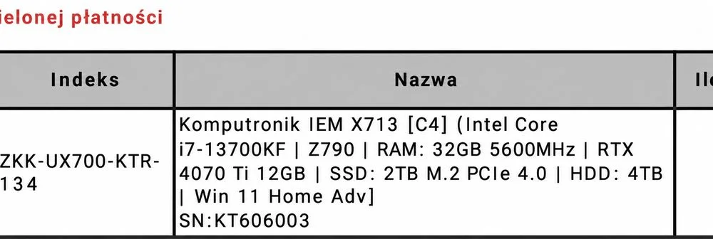 Komputer PC i7 13700KF 32GB RAM RTX 4070 TI – zdjęcie 7