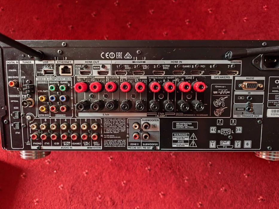 Amplituner 7.2 Onkyo TX-RZ710 – Dolby Atmos – THX – zdjęcie 2