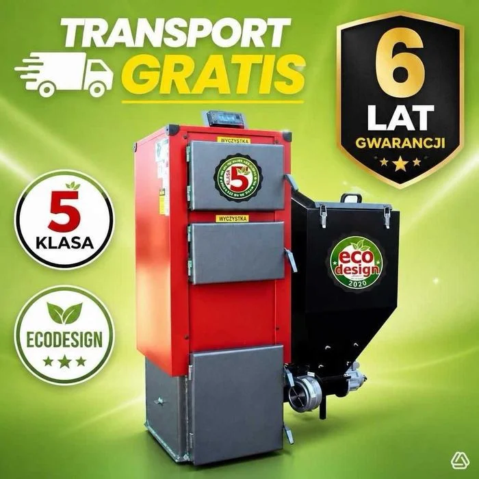 Kociol co Piec 20 kw Ekrogroszek. Caly zestaw sterownik dmuchawa Dostawa GRATIS Piece Producent Kotly Pleszewskie Premium