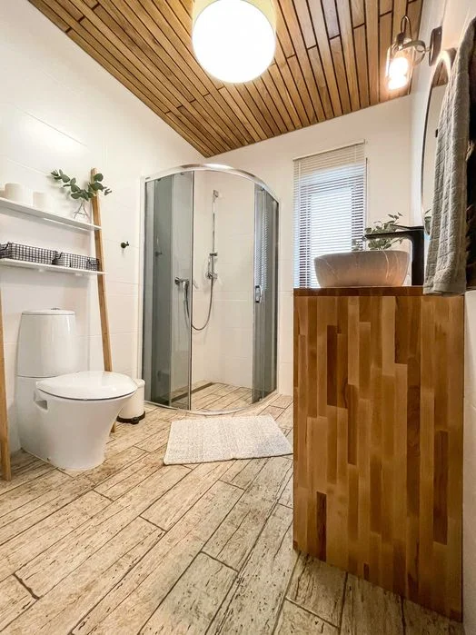 Domek z jacuzzi domek nad jeziorem noclegi, mazury, Siemiany, Jeziorak, sauna – zdjęcie 8