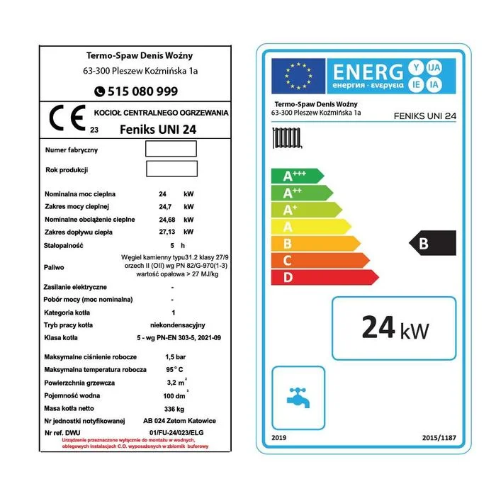 kotły NA DREWNO WĘGIEL piece od PRODUCENTA Z PLESZEWA 24kw do 280m2 kocioł 5 klasa ZASYPOWY piec ECODESIGN dostawa 0zł TRADYCYJNY – zdjęcie 6