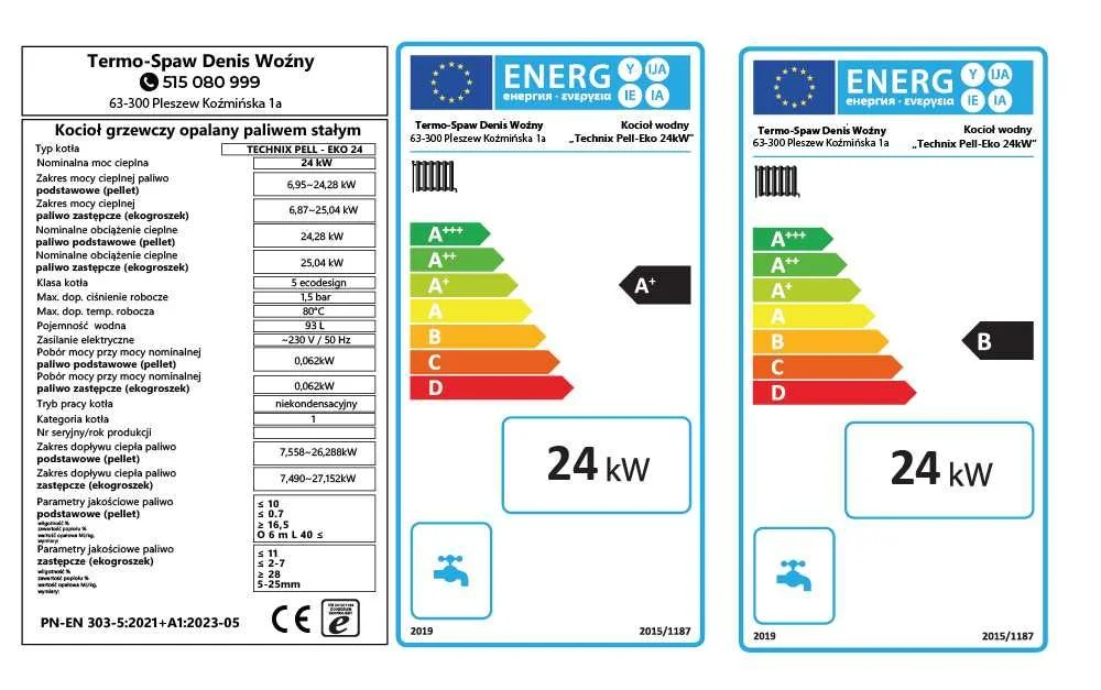 kocioł 2w1 na ekogroszek i pellet hybryda 24kw do 240m2 piec sv200 technix dostawa piec za 0zł hybrydowe producent pleszewski kotły – zdjęcie 8