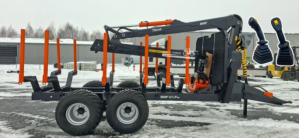 Przyczepa Leśna BMF12T 12T2Pro 750Hp 1520kg ! Prehydraulik – Chłodnica – zdjęcie 8