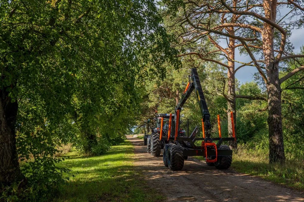 Przyczepa Leśna Zrywkowa BMF 10 - 14 T2 PRO z Żurawiem BMF 720 BMF 750 – zdjęcie 5
