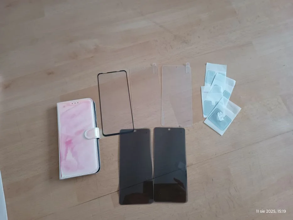 Pokrowiec etui holograficzne + szkło hartowane ochrone Motorola Moto E
