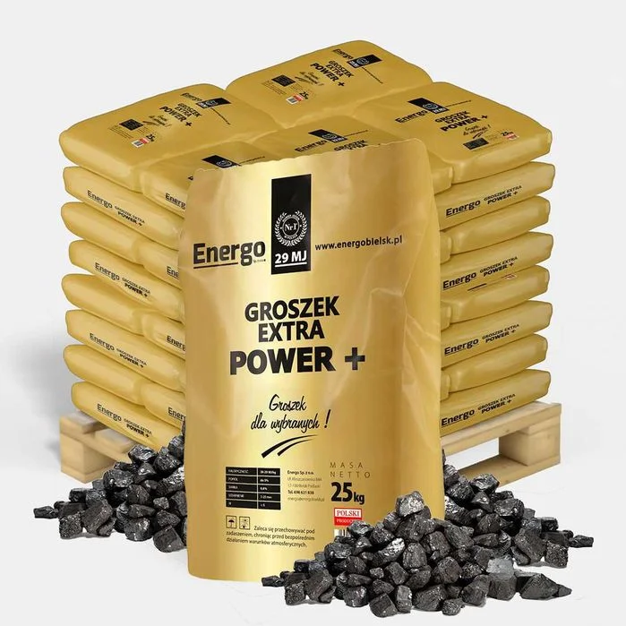 Węgiel groszek firmy Energo.