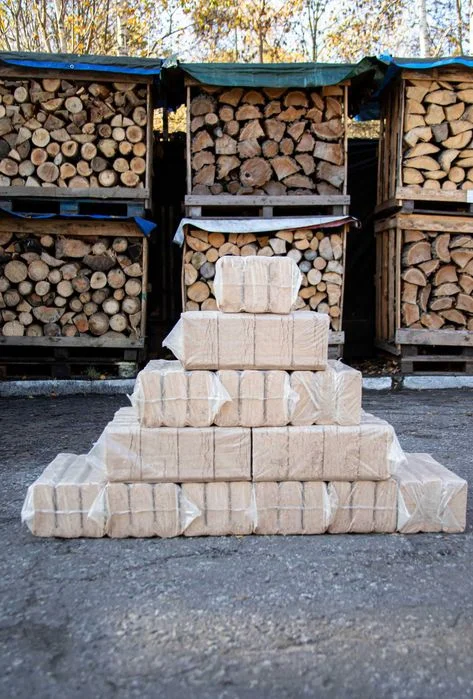 Brykiet Bukowo - Dębowy, 10kg, Dowóz, Brykiet drzewny, Brykiet