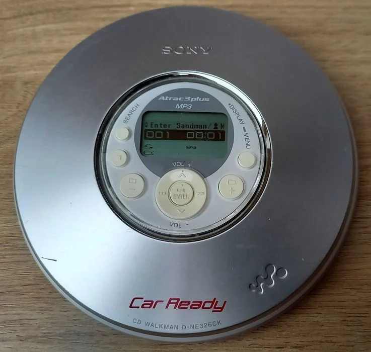 Discman cd SONY D-NE326CK mp3/audio;