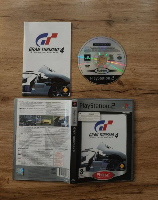 Gran Turismo 4 PS2 – Platinum – PAL – komplet z instrukcją
