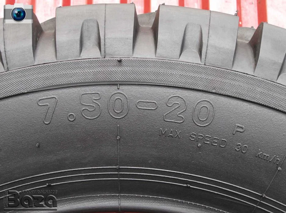 BAZĄ Opona 7.50-20 Trayal 1250 kg Mocna Gruba Przyczepa Rolnicza + Tani Kurier ! – zdjęcie 4