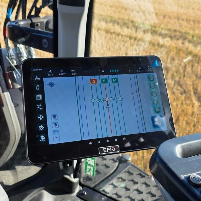 EFIX eSTEER 20 MAX ISOBUS nawigacja rolnicza RTK 2,5cm kierownica elektryczna monitor 12,1" – zdjęcie 4