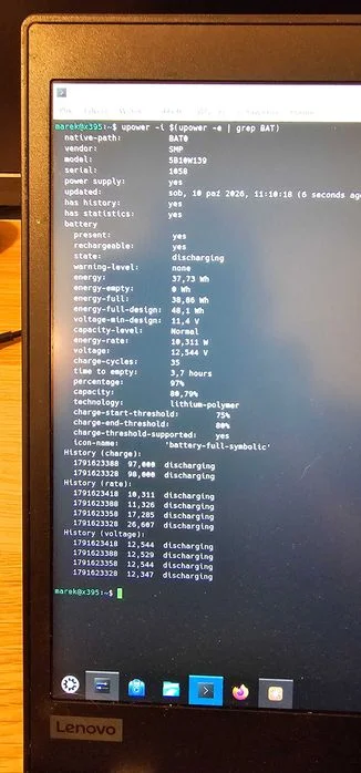 Laptop Lenovo Thinkpad X395, 16GB RAM, 1TB SSD, LTE – zdjęcie 9